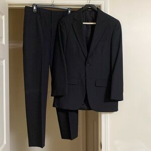 Men’s two piece navy blue suit